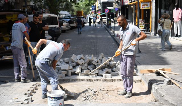 Bornova Belediyesi yol çalışmalarında hız kesmiyor