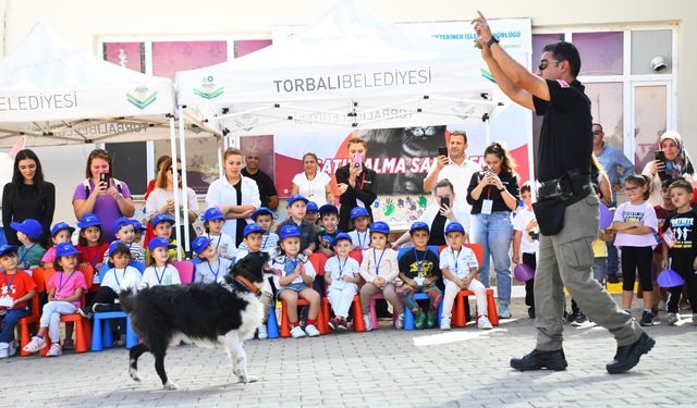 Torbalılı çocuklara hayvan sevgisi aşılandı