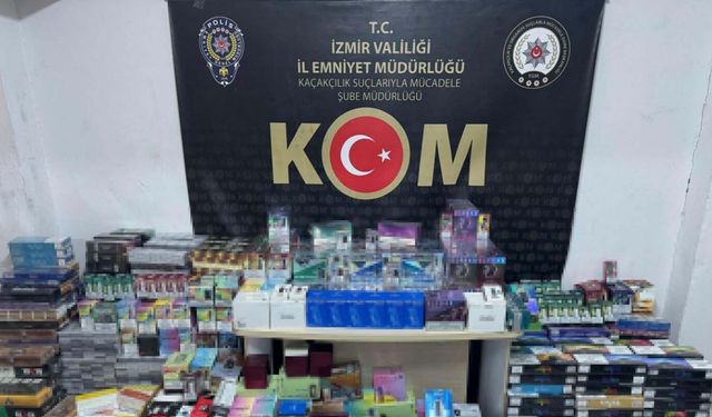 İzmir'de kaçakçılık operasyonu; 57 gözaltı