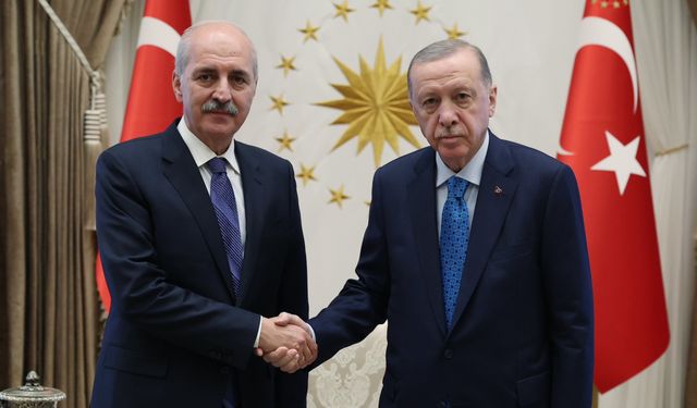 Cumhurbaşkanı Erdoğan, Kurtulmuş'u kabul etti