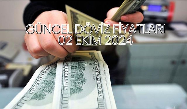 Dolar yükselişini sürdürüyor! Güncel döviz fiyatları 02 Ekim 2024