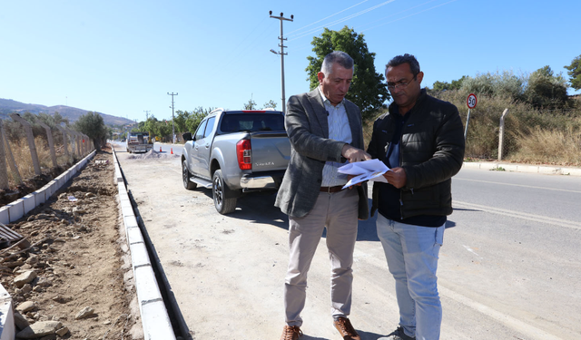 Güzelbahçe’den İstikbal Caddesi'ne peyzaj düzenlemesi