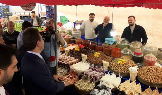 Ekrem İmamoğlu'na pazarda tebrik: 'Seçimden önce de geldiniz, kazandınız yine geldiniz'