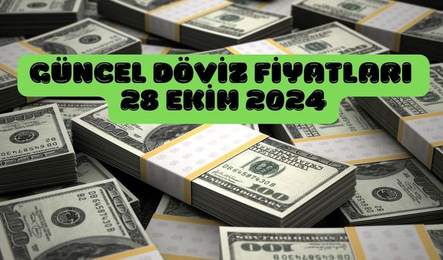 Dolar yükseliyor! Güncel döviz fiyatları 28 Ekim 2024