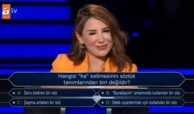 "Ha" Kelimesinin Sözlük Tanımları: Hangisi Doğru Değil?