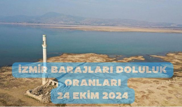 İzmir'de su krizi derinleşiyor: İzmir barajları doluluk oranları 24 Ekim 2024