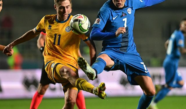 Slovenya, tek golle galip