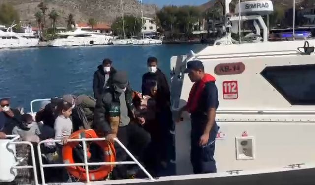 Marmaris'te kaçak göçmen operasyonu