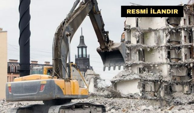 Aliağa Belediyesi yıkım hizmeti alacak