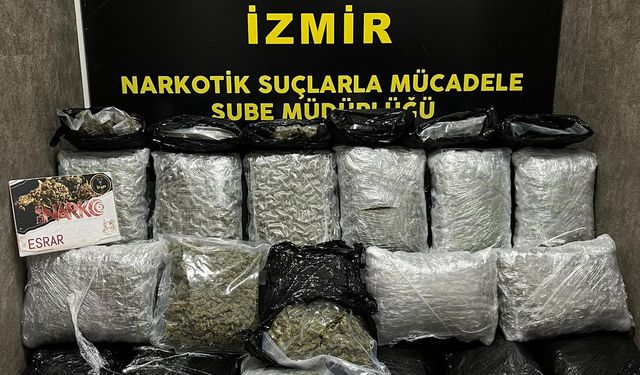 Kemalpaşa'da 26 Kilo 550 gram uyuşturucu ele geçirildi!