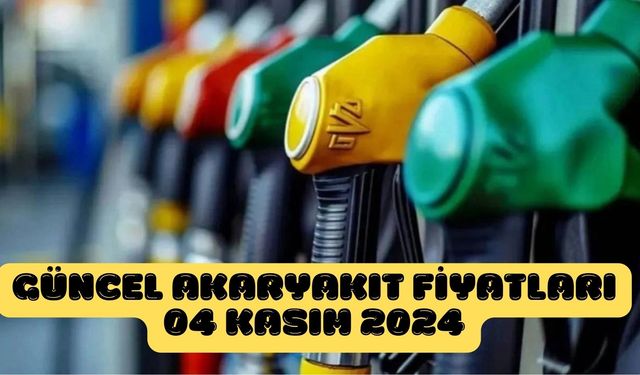 Akaryakıt fiyatlarında son durum: İşte 4 Kasım 2024 güncel benzin, motorin ve LPG fiyatları