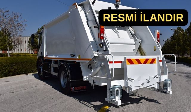 Bergama Belediyesi çöp kamyonu kiralayacak