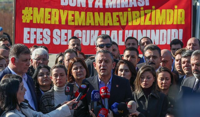 CHP lideri Özel Meryem Ana direnişinde: Yapılan iş otopark mafyacılığı!