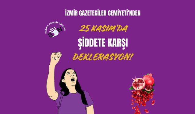 İGC'den 25 Kasım'da şiddete karşı deklerasyon!