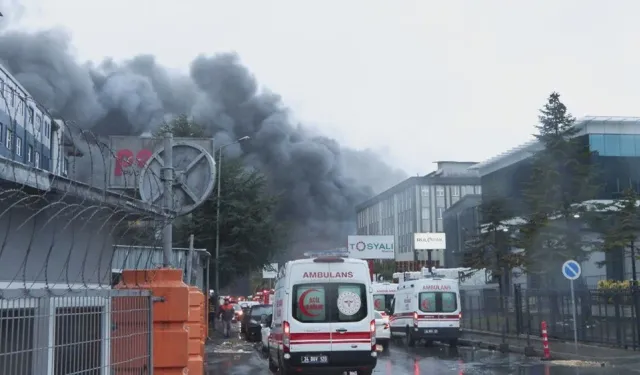 İstanbul Beylikdüzü'nde fabrika yangını