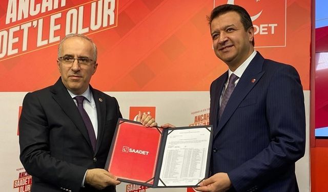 Saadet Partisi Genel Başkanı Arıkan, mazbatasını aldı: 'Kavga siyaseti yapmayacağız'