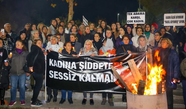 Kırık saçlardan şiddete karşı 24 saatlik nöbet!