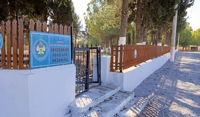 Manisa Mahalle Mezarlığı Yenilendi