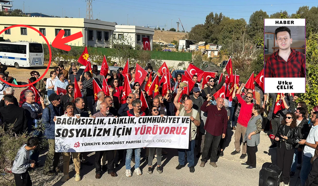 Yıkıma gelmeyen polis eyleme geldi