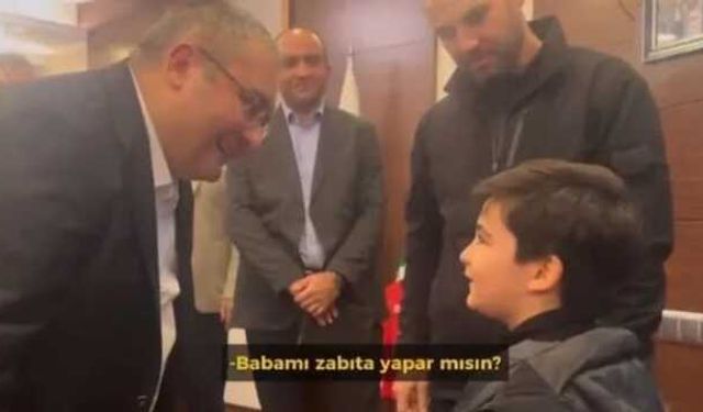 CHP'li başkanın küçük çocukla diyaloğu utandırdı