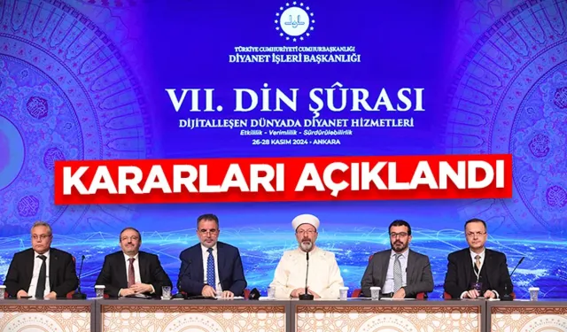 Diyanet İşleri Başkanlığı'nın 7. Din Şûrası için yaptığı harcama tartışma yarattı: İki milyon TL harcandı!