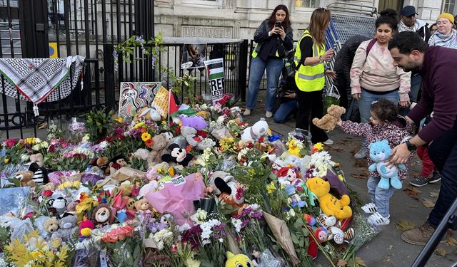 Londra'da  Gazzeli çocuklar anısına eylem!