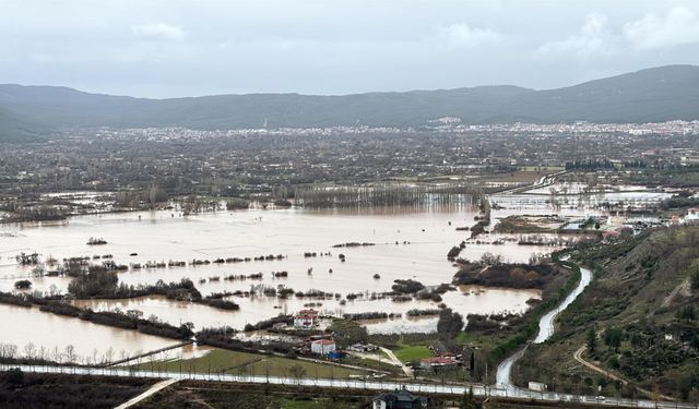 Muğla'da tarım arazileri su altında kaldı