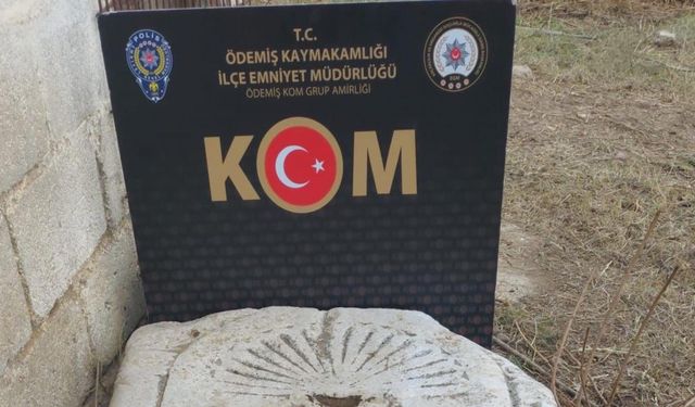 Ödemiş’te tarihi eser operasyonu: 3 gözaltı