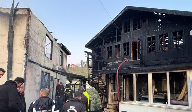 Sobadan çıkan yangın iki evi kül etti: 1 ölü