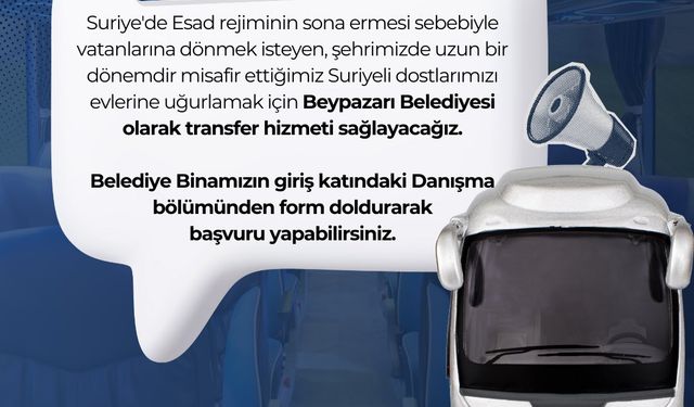 Belediyeden Suriyelilere geri dönüş yardımı