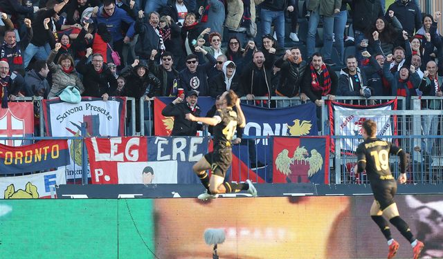 Genoa deplasmanda şen