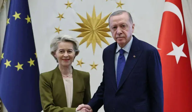 Erdoğan, Ursula von der Leyen ile Ortak Basın Toplantısında Konuştu