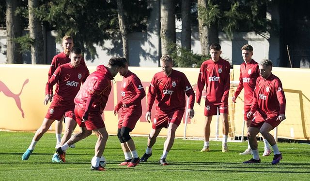 Galatasaray, Kayserispor maçının hazırlıklarını sürdürdü