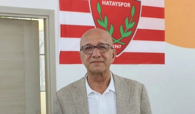 Hatayspor'da başkan bıraktı