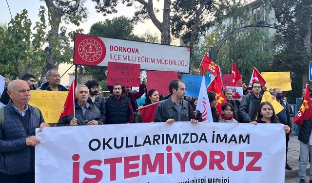 İzmir'de 98 okula din görevlisi atanması tepki çekti: 'Okullarımızda imam istemiyoruz!'