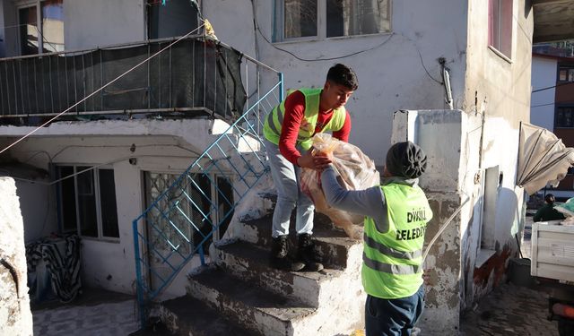 Dikili Belediyesi’nden ısıtan dayanışma