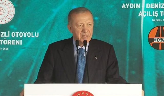 Erdoğan, Aydın-Denizli Otoyolu açılışında konuştu: 1 saatin altına iniyor