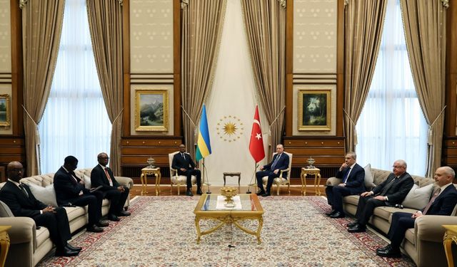 Cumhurbaşkanı Erdoğan, Ruanda Cumhurbaşkanı Paul Kagame ile görüştü