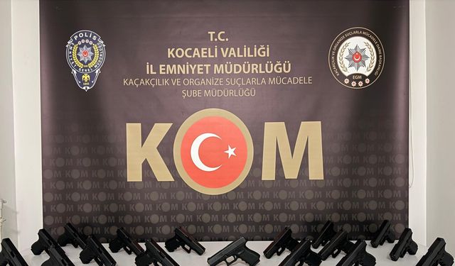 Kocaeli'de silah kaçakçılığına 6 tutuklama