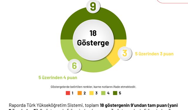 Türk Üniversiteleri, Avrupa Yükseköğretim Raporunda 9 göstergede başarı gösterdi