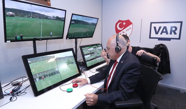 TFF'den flaş VAR kararı: Artık ekran başında...