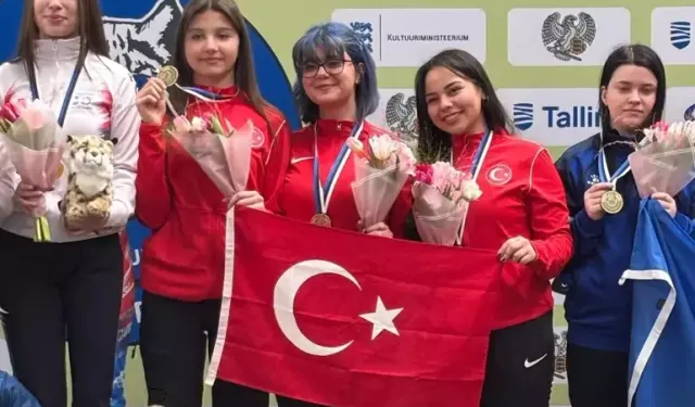 Türkiye U18 Havalı Silahlar Kadın Milli Takımı, Avrupa 3'üncüsü oldu