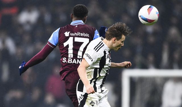 Beşiktaş, Trabzonspor engelini 2-1 ile aştı