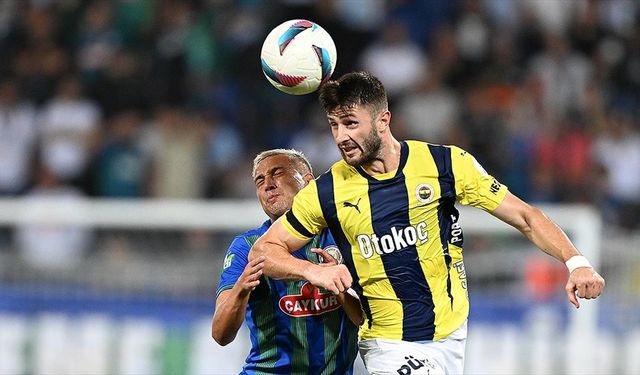 Fenerbahçe, Süper Lig'de yarın Çaykur Rizespor'u konuk edecek