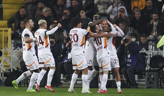 Gaziantep FK'yi 1-0 yenen Galatasaray, Fenerbahçe ile 6 puanlık farkı korudu