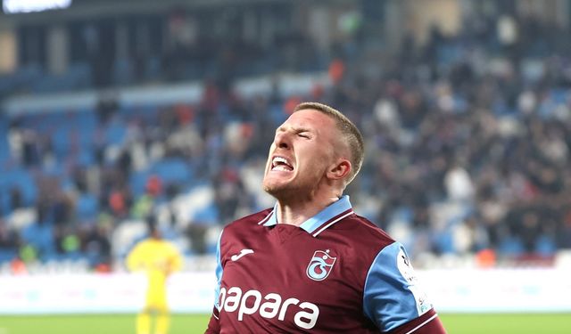 Trabzonspor 1 attı 3 aldı: 1-0