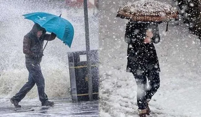 Meteoroloji'den 'yağmur' ve 'kar' uyarısı! Sıcaklıklar artacak!