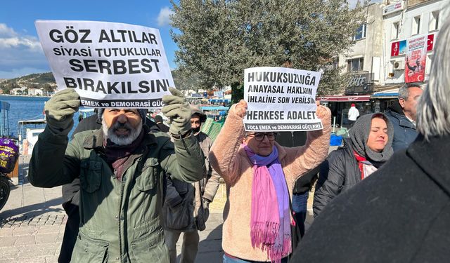 Foçalılar hukuksuzluğa karşı ses yükseltti