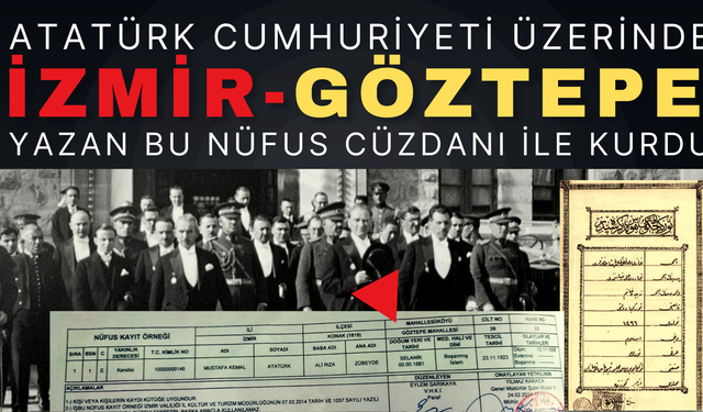 Atatürk Cumhuriyeti işte bu nüfus cüzdanı ile kurdu