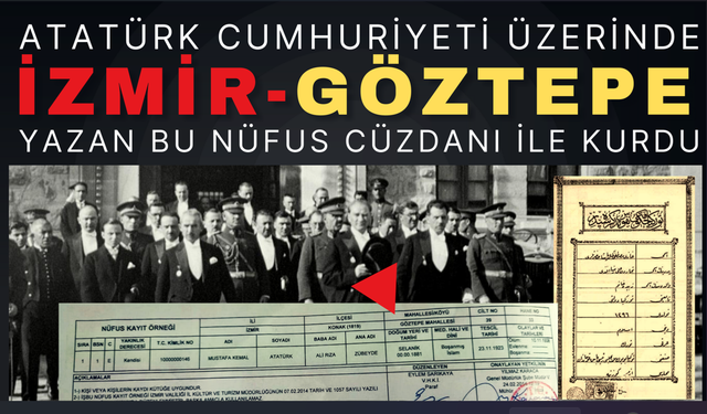 Atatürk Cumhuriyeti işte bu nüfus cüzdanı ile kurdu